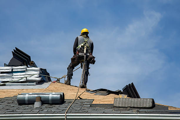 Professional Roof Replacement technician working in Low Moor, VA